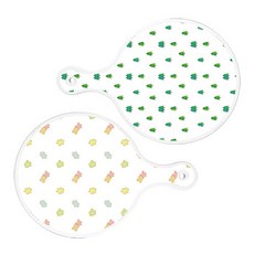 로엠디자인 원형 서빙 도마 보드 2p 소나무아트웍 세트, 소나무아트웍, 퍼즐, 1세트