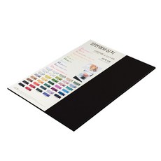 paperculture 雙面壓紋紙 達文西壓紋 No10 黑色 4開, 15個