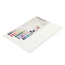 paperculture 雙面壓花紙 達文西壓花 No1 白色 4開, 15枚入