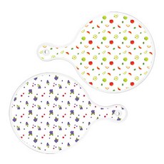 Roem Design 圓形上菜砧板 2件 蘋果籽套組, 蘋果籽, 藍莓, 1套