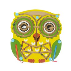 Wooto 木製磁鐵迷宮遊戲, 貓頭鷹, 2個人