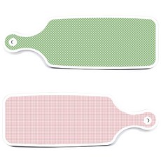 Roem Design 上菜砧板 2件 燻色格紋組, 燻色格紋, 綠色格紋, 1套