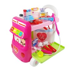 우토 병원놀이 카트세트, 혼합 색상, 1개