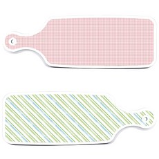 Roem Design 上菜砧板 2入 藍白斜紋組, 藍白斜紋, 煙燻色格紋, 1套