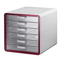 더라이프 멀티 캐비넷, 레드, 6단