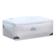 마켓감성 EVA 패턴 옷이불 정리가방, 구름, L(57 x 40 x 22 cm), 1개