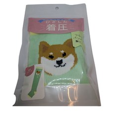 柴犬足部壓力襪 綠色, 1組
