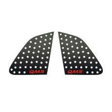 엑스원 Ver2 UNIQUE 레터링 스포츠 플레이트 판넬 블랙 레터링 레드, 르노삼성 QM5