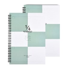 투비 6칸수학노트, 그린, 2개입