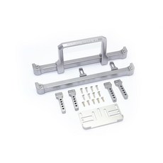 GPM RC1781 鋁製前後保險槓 W.WINCH PLATE ON-ROAD RC 汽車保險槓 20p 套組, GS, 1套