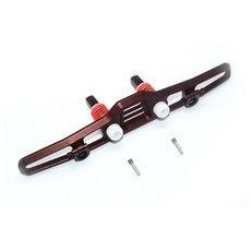 GPM RC1771鋁製前保險桿緩衝器+D-RINGS RC車保險桿 3件組, BR, 1套