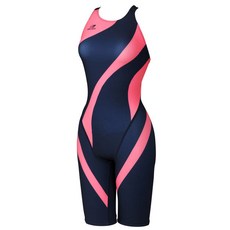 PROTECH 女款拼色5分連身泳衣 MXW1092