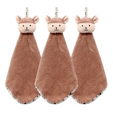 H Ground羊廚房毛巾, 棕色, 3片