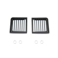GPM HEADLIGHT ASSEMBLY VERTICAL BRUSH GUARD GPM ALUMINUM 6p RC카 바디부품 RC1637, BK, 1세트