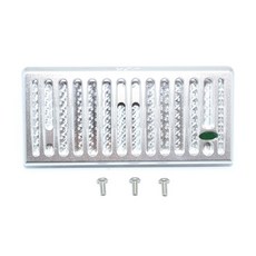 鋁製前格柵（垂直）適用於 TRX4 DEFENDER 5p RC 車身零件 RC1647, S, 1套