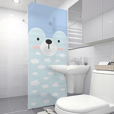 設計樹叢 北歐風格浴室窗貼 SW435, 混合顏色