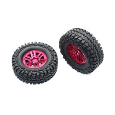 GPM RC1848鋁製6孔輪子+履帶輪胎RC車輪胎 2入組, R, 1套