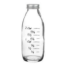 니코트 레터 글라스 보틀 슬림, 475ml, 1개