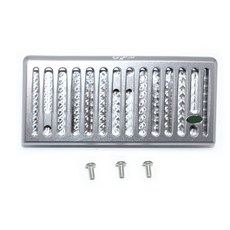 鋁製前格柵（垂直）適用於 TRX4 DEFENDER 5p RC 車身零件 RC1645, GS, 1套