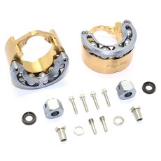 黃銅軸承+鋁合金六角輪座 9mm 12入, GS, 2套