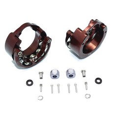 GPM鋁製擺動輪軸承軸重+六角6mm RC零件/配件 16入組, BR, 1套