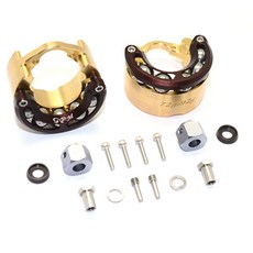 黃銅軸承+鋁合金六角輪座 9mm 12入, BR, 2套