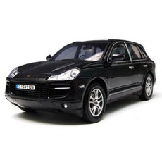 MOTOR MAX 1/18 保時捷卡宴 Turbo 塑料模型車黑色, 1個