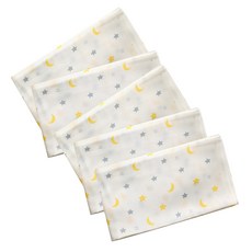 lieto 竹纖維布尿墊, 月亮星星款, 5入