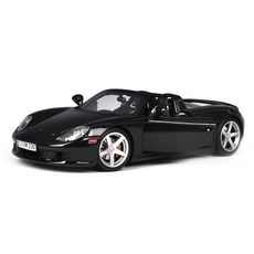 MOTOR MAX 1/18款保時捷卡雷拉GT塑料模型車黑色, 1個