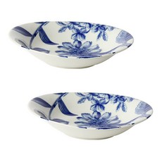 Dear Living Kara 輕質瓷橢圓盤圖案 A, 2件