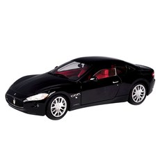 MOTOR MAX 1/18 瑪莎拉蒂 Gran Turismo 塑料模型車黑色, 1個