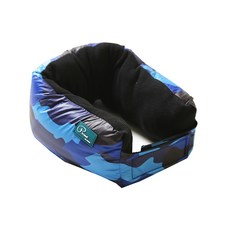 DM P travel多功能頸枕頸巾, 染成藍色