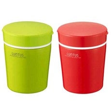 아스벨 신스텐죽통 3146 2p 세트, 그린, 레드, 1개