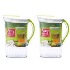 Asvel 冰箱水瓶 8224 2p, 綠色, 2L