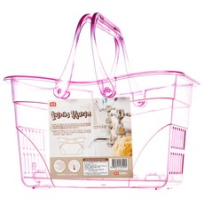 MOOL AMBH320 粉色透明浴籃, 1個, 粉色