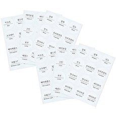 como name 圓形浴室貼紙 白色 36入, 2套