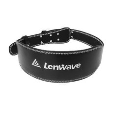 lenwave 皮革舉重腰帶 黑色 S