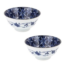 Blue Amante餐碗, 繡球花, 2件