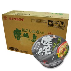 마루타이 돈코츠 카고시마 컵라멘 81 g, 12개