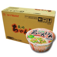 마루타이 나가사키 짬뽕 컵라면 93g, 12개