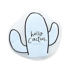 DM 썸머쿨 아이스방석, 블루 선인장