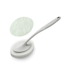 JNC 長柄海綿洗滌刷灰色原裝+筆芯, 1套