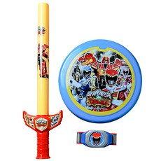 파워레인저 놀이용 안전봉 방패세트, 혼합 색상