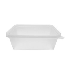 투고팩 사각 죽 일회용용기 300ml G-300, 1개입, 5개