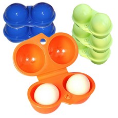 Block Mart 便攜式手提2格雞蛋盒, 隨機出貨