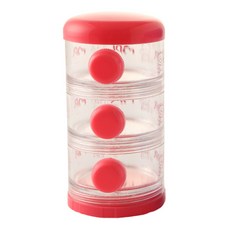 Nsworld MPL Easy 三層奶粉盒, 紅色, 1組