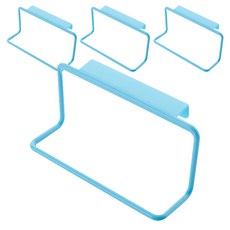 블럭마트 주방 행주걸이 다용도걸이, 블루, 4개입
