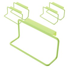 블럭마트 주방 행주걸이 다용도걸이, 그린, 5개입