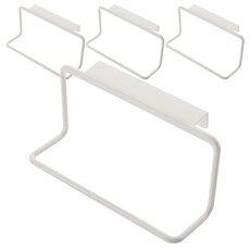 블럭마트 주방 행주걸이 다용도걸이, 화이트, 4개입