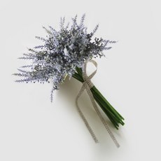 블루밍앤미 조화 네츄럴 라벤더 타이드 부케, 블루, 1개